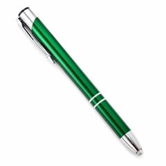 LED Lighted Tip Ballpoint Pen with Mini Flashlight