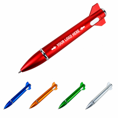 LED Rocket Missile Ballpoint Pen