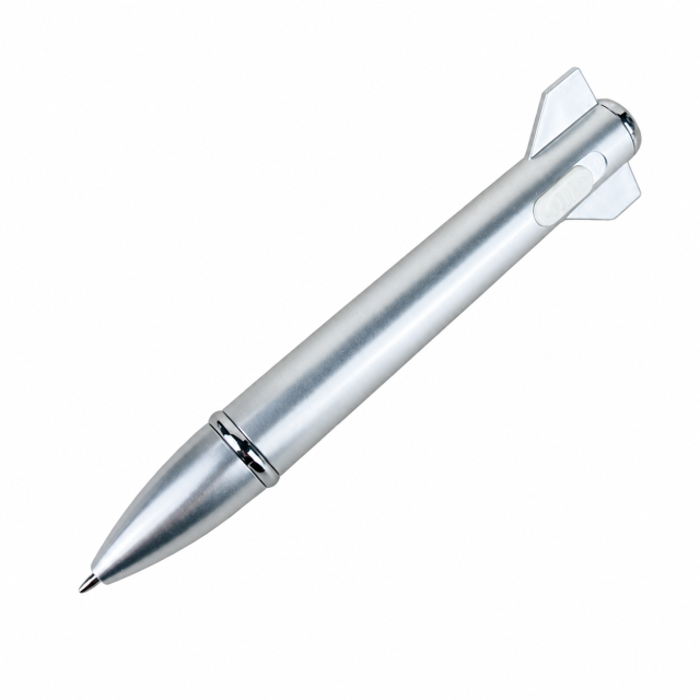 LED Rocket Missile Ballpoint Pen