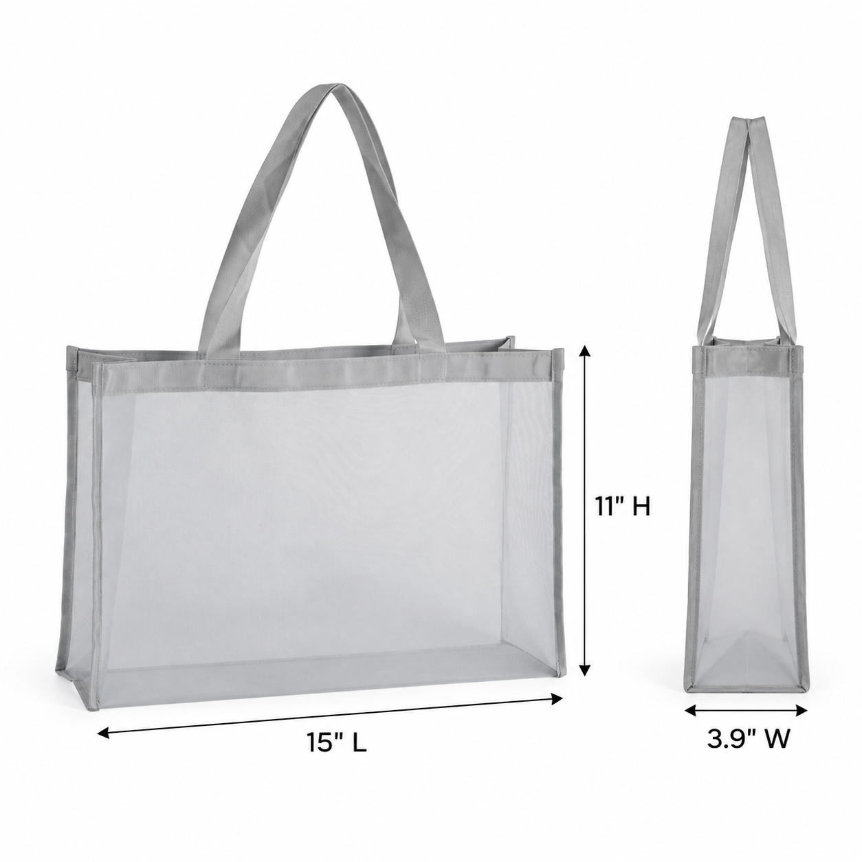 Large Capacity Ripstop Mesh Beach Tote Bag
