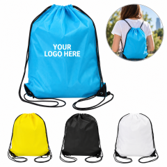 Lightweight Polyester Drawstring Backpack