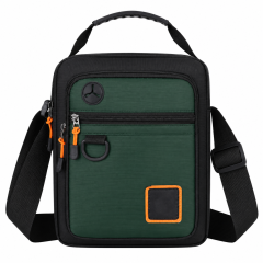 Men's Multi-Compartment Polyester Crossbody Bag