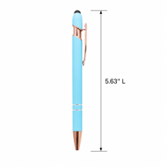 Metal Stylus Retractable Ballpoint Pen