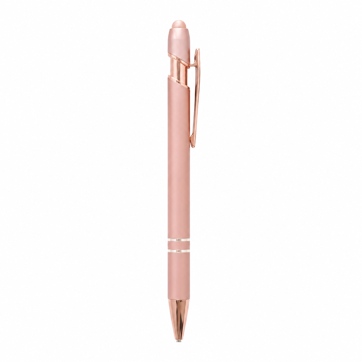 Metal Stylus Retractable Ballpoint Pen