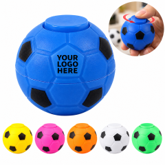 Mini Plastic Soccer Fidget Spinner Toy
