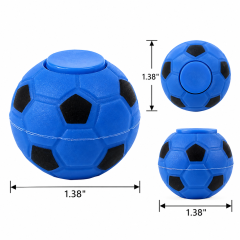 Mini Plastic Soccer Fidget Spinner Toy
