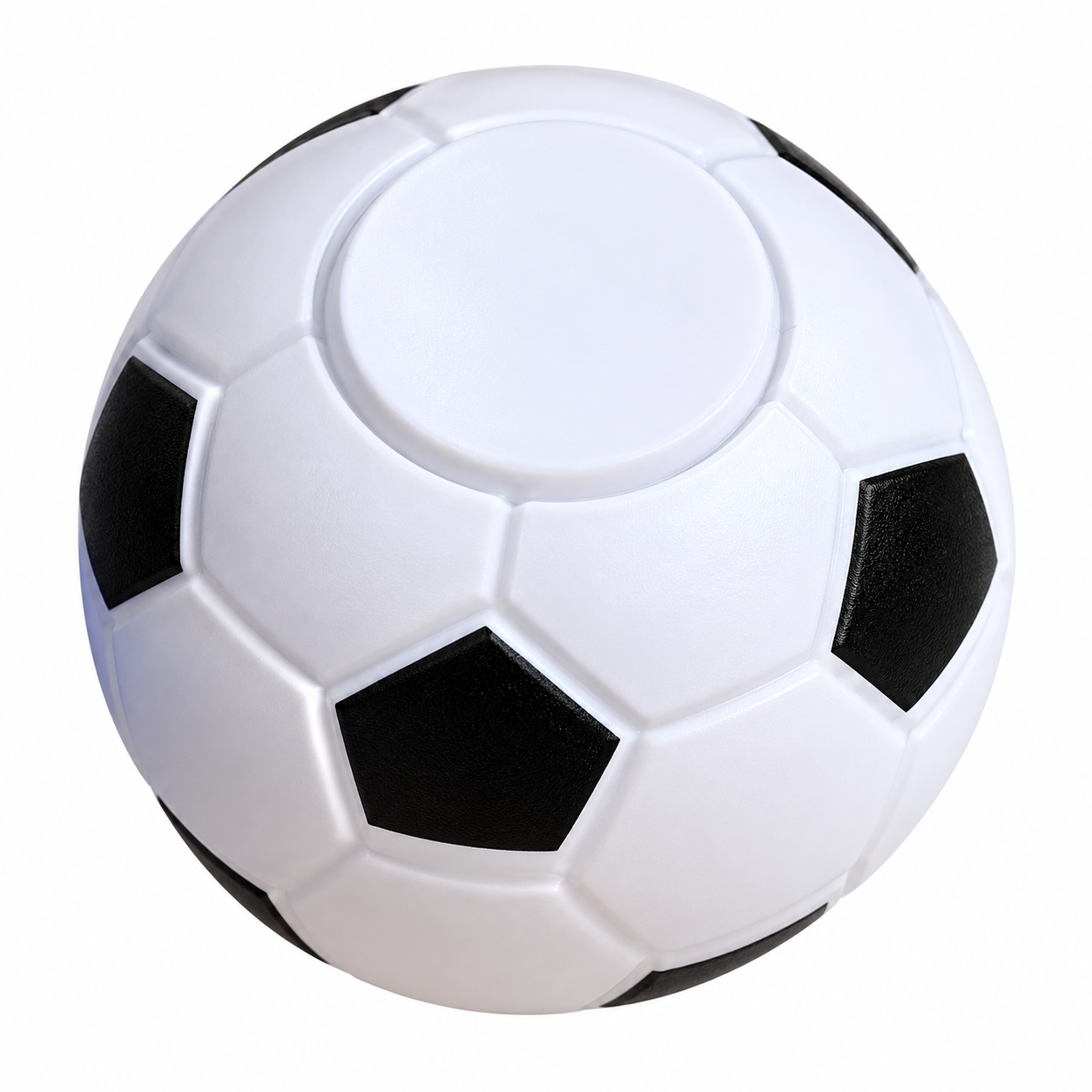 Mini Plastic Soccer Fidget Spinner Toy