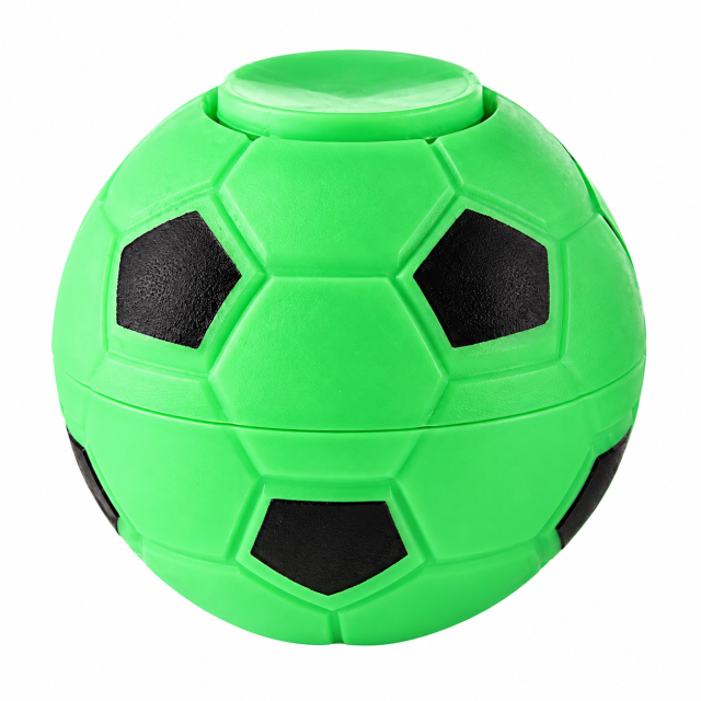 Mini Plastic Soccer Fidget Spinner Toy