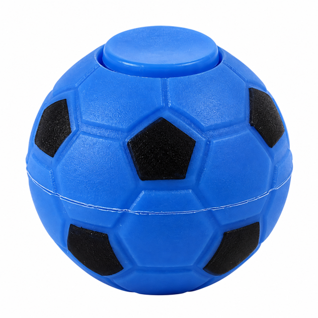 Mini Plastic Soccer Fidget Spinner Toy