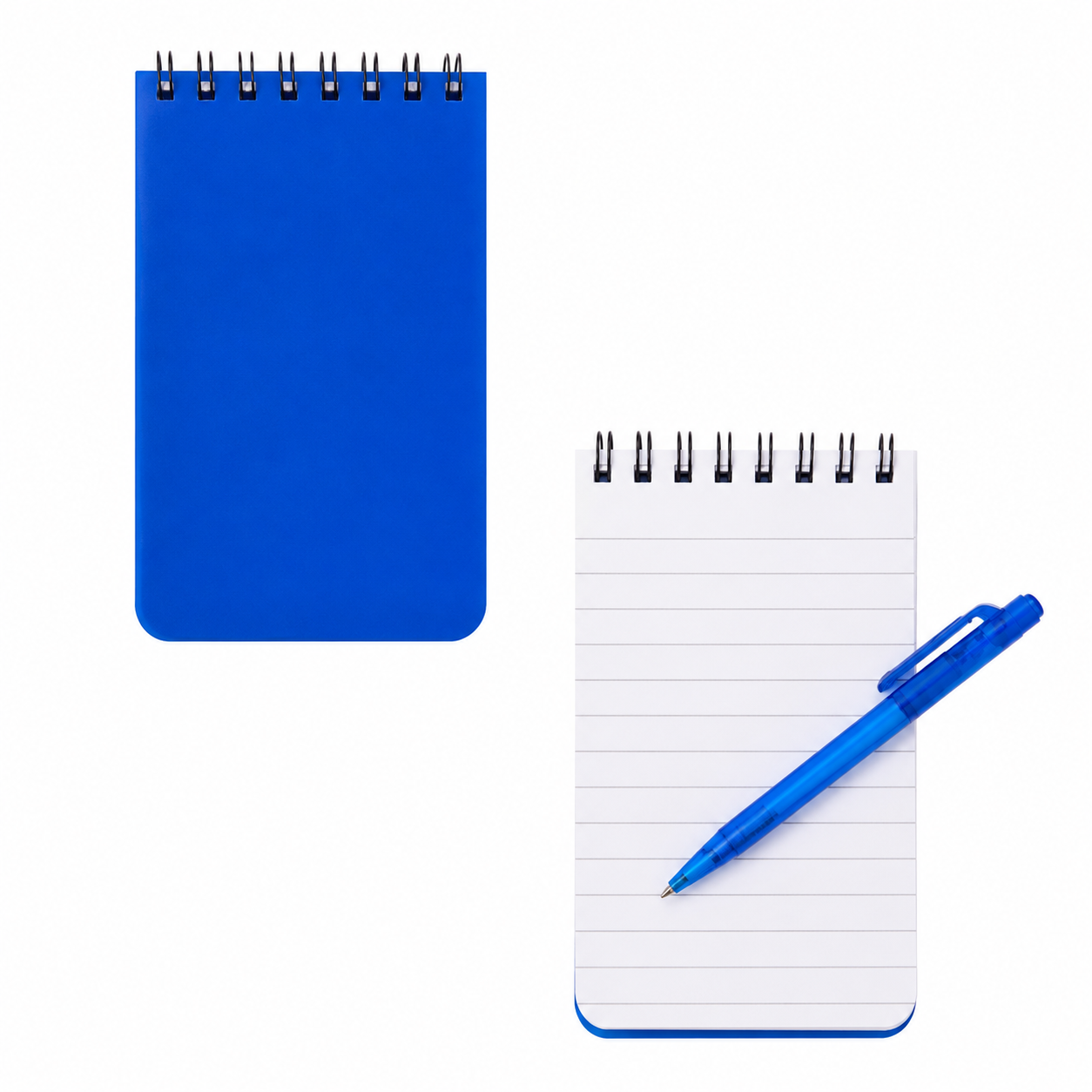 Mini Spiral Polypropylene Notebook With Pen