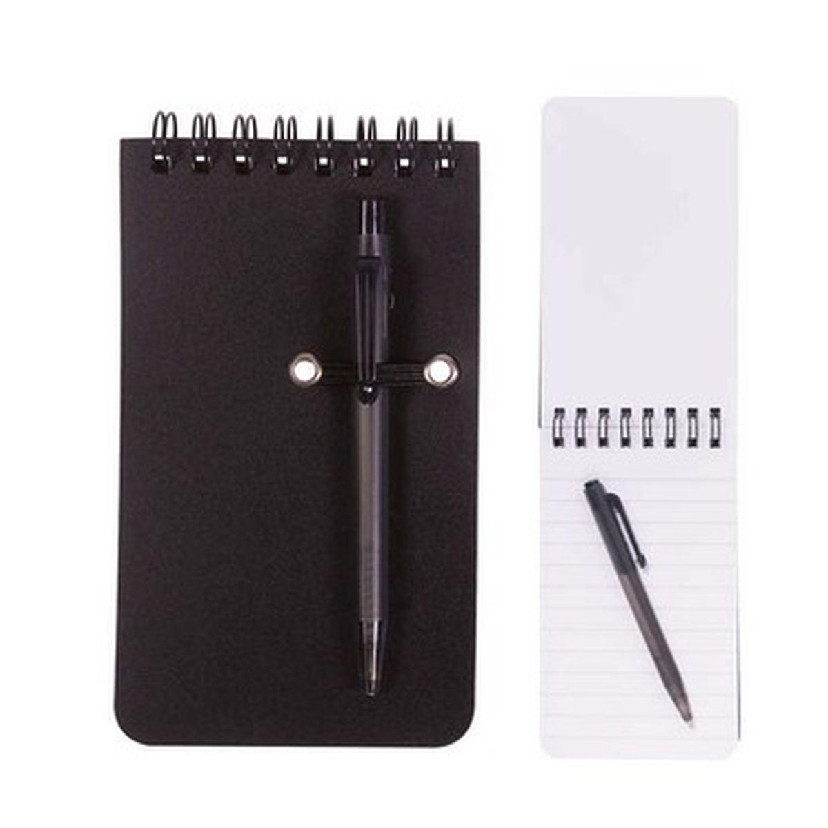 Mini Spiral Polypropylene Notebook With Pen