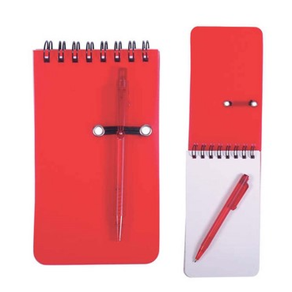 Mini Spiral Polypropylene Notebook With Pen