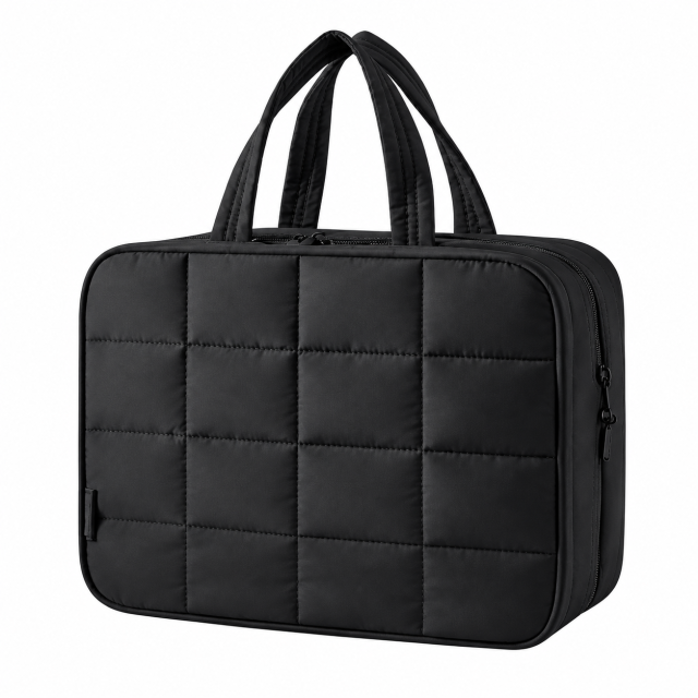 Multifunctional Hanging Toiletry Organizer Bag with Jewelry Pouch