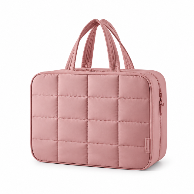 Multifunctional Hanging Toiletry Organizer Bag with Jewelry Pouch