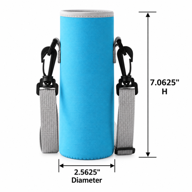 Neoprene Water Bottle Carrier Sleeve