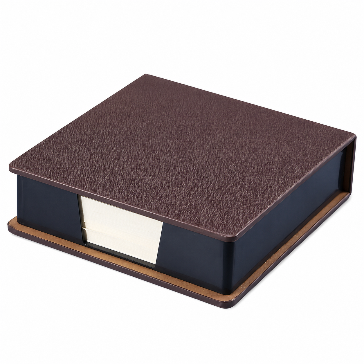 PU Leather Sticky Note Storage Box