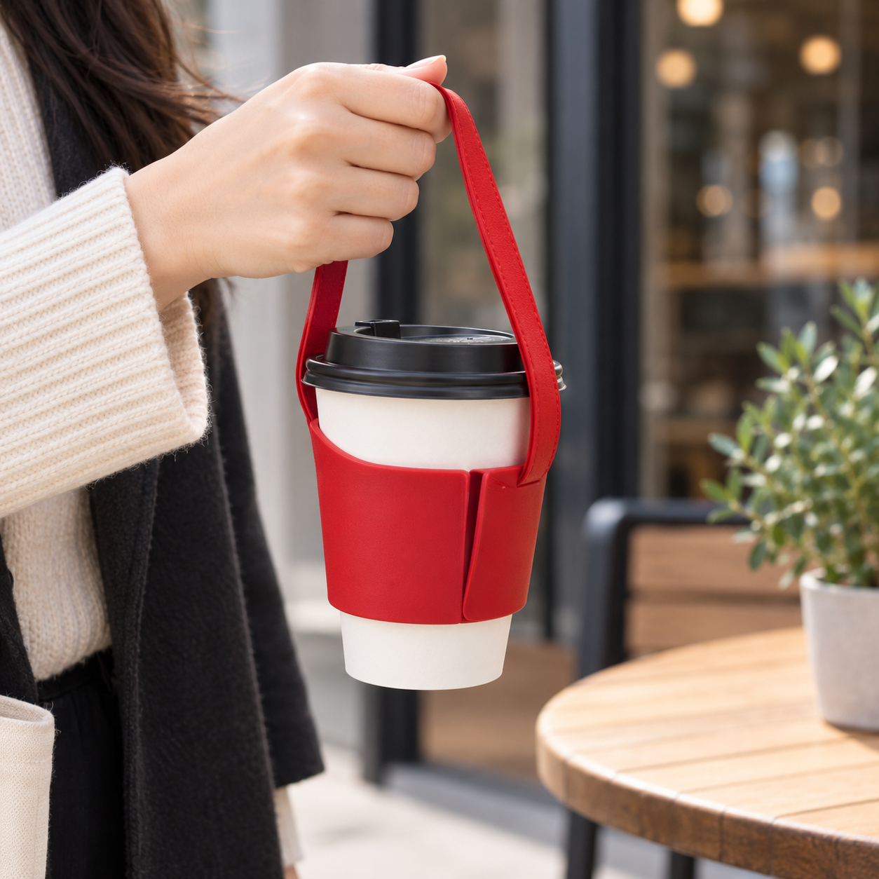 PVC Non-Slip Insulated Cup Sleeve