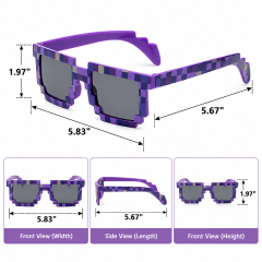 Pixelated Party Mosaic Sunglasses