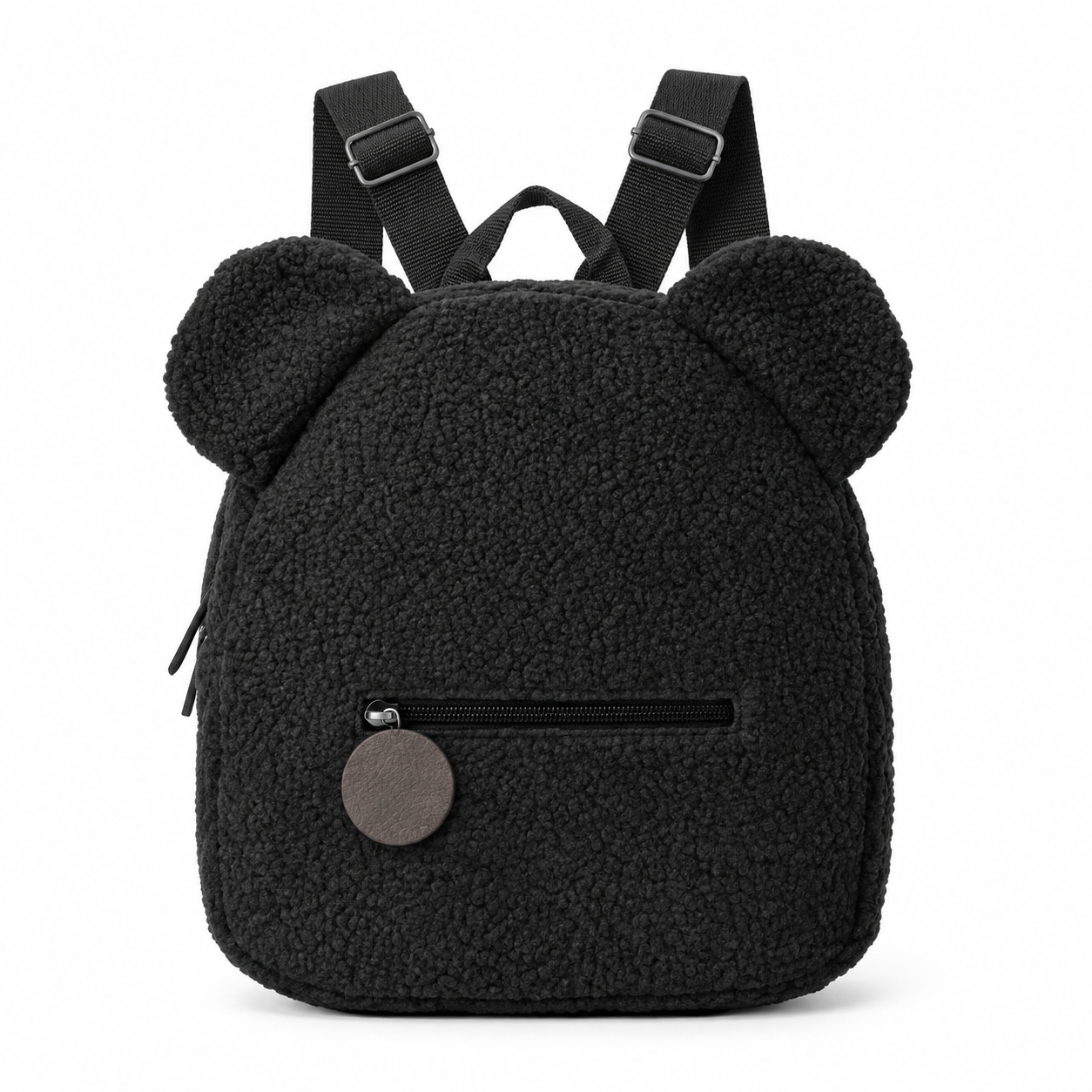 Plush Bear Ear Lamb Fleece Backpack