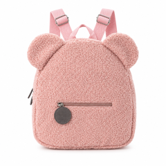 Plush Bear Ear Lamb Fleece Backpack