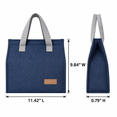 Polyester Insulated Lunch Tote with PEVA Lining