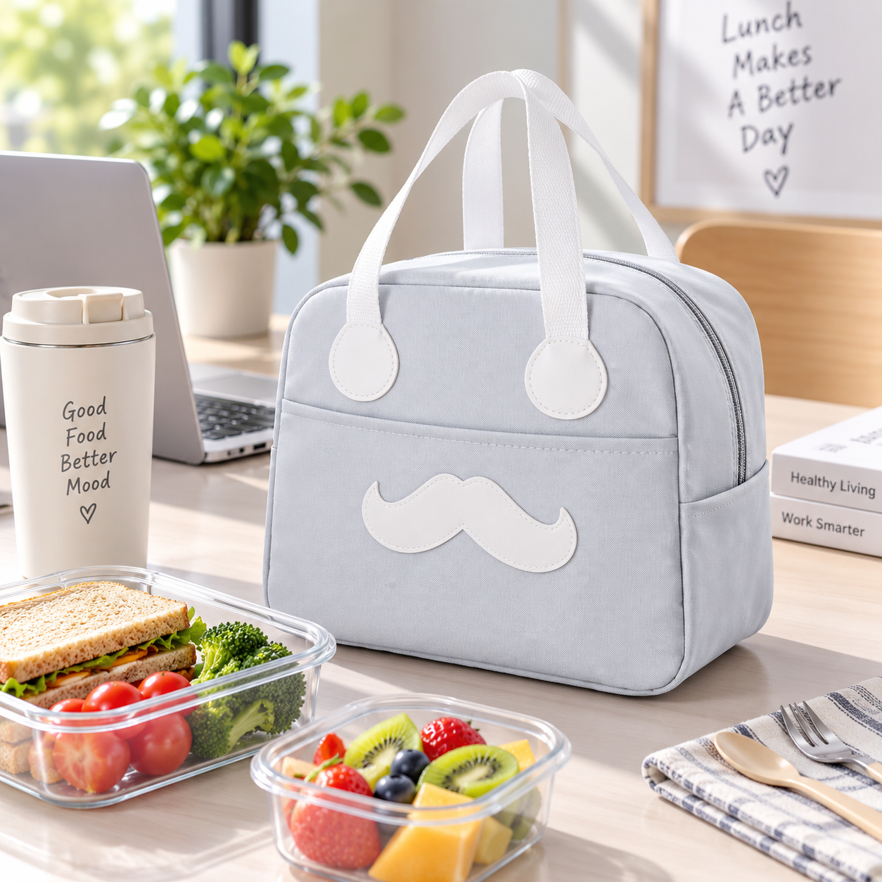 Portable Insulated Lunch Tote