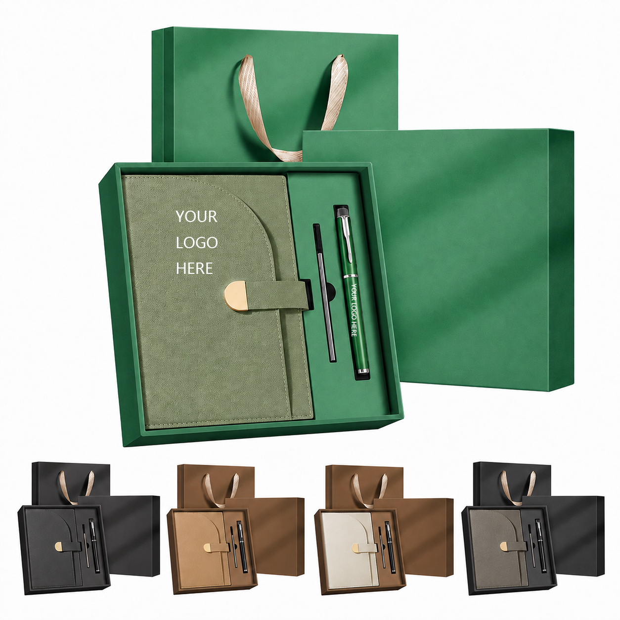 Premium Eco-Friendly Notebook & Pen Gift Set