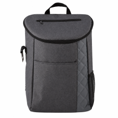 Quilted Insulated Backpack Cooler With Bottle Opener