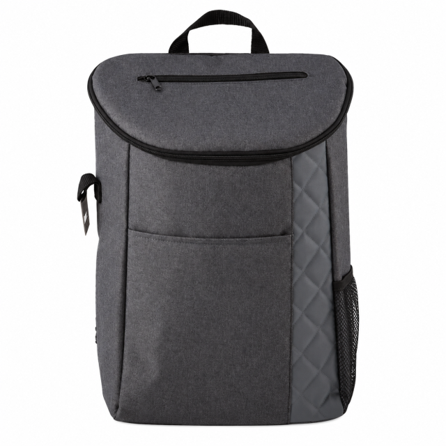 Quilted Insulated Backpack Cooler With Bottle Opener