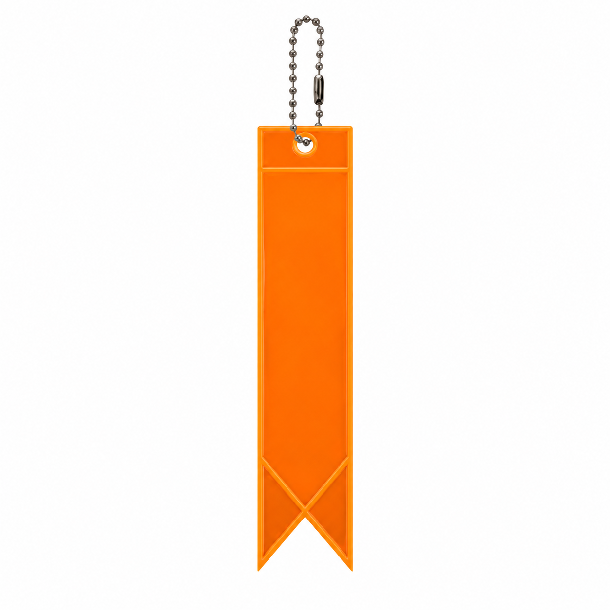 Reflective Swallowtail Safety Keychain Tag