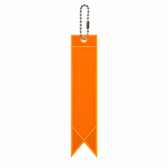Reflective Swallowtail Safety Keychain Tag
