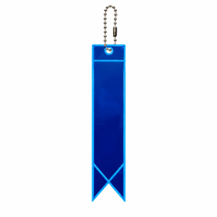 Reflective Swallowtail Safety Keychain Tag
