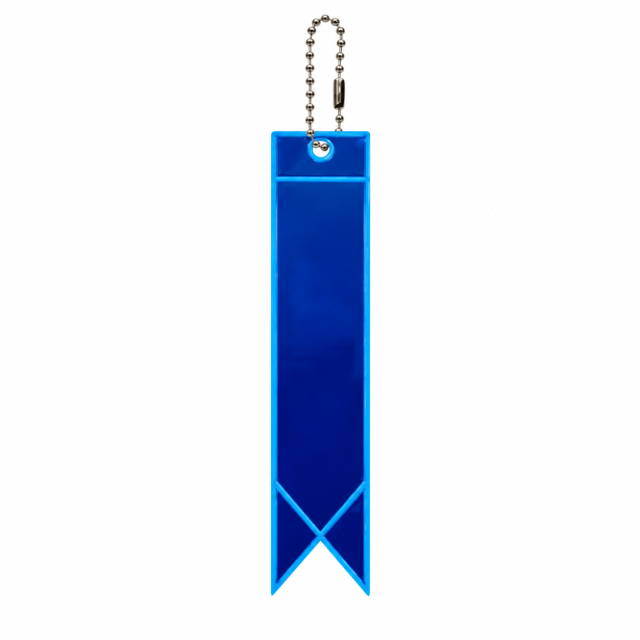 Reflective Swallowtail Safety Keychain Tag