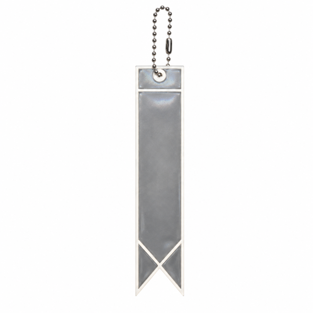 Reflective Swallowtail Safety Keychain Tag