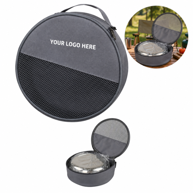 Round Oxford Cloth Dish Storage Bag