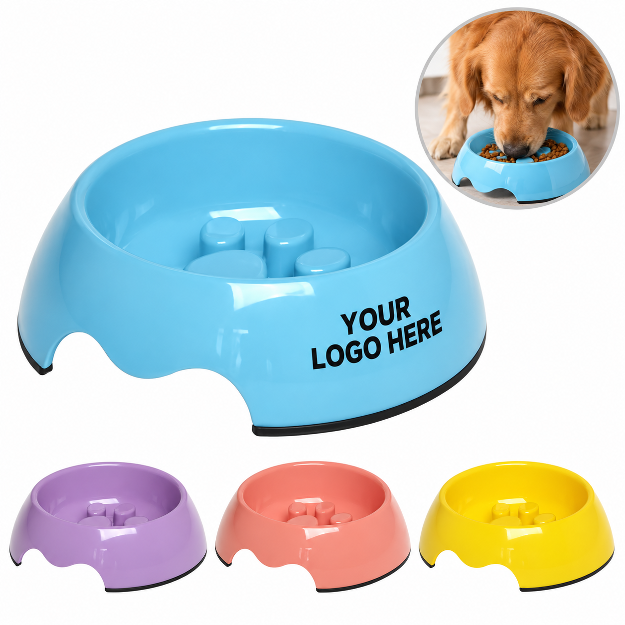 Slow Feeder Maze Dog Bowl