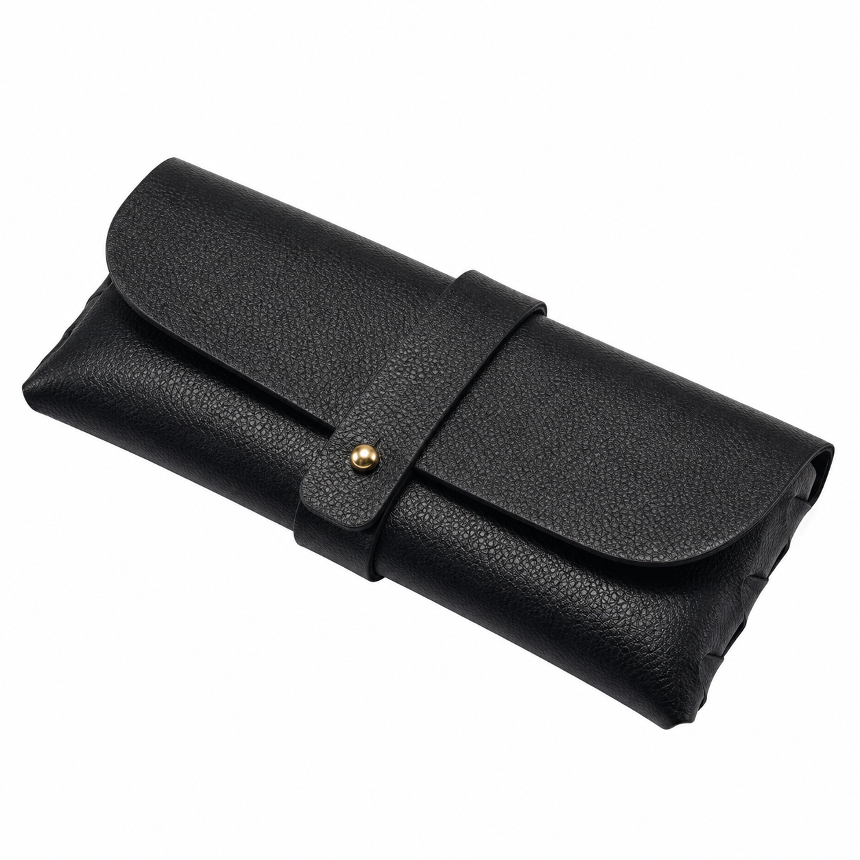 Soft Leather Eyeglass Case with Microfiber Lining