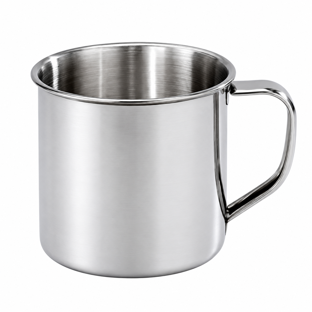 Stainless Steel Camping Mug with Sturdy Handle