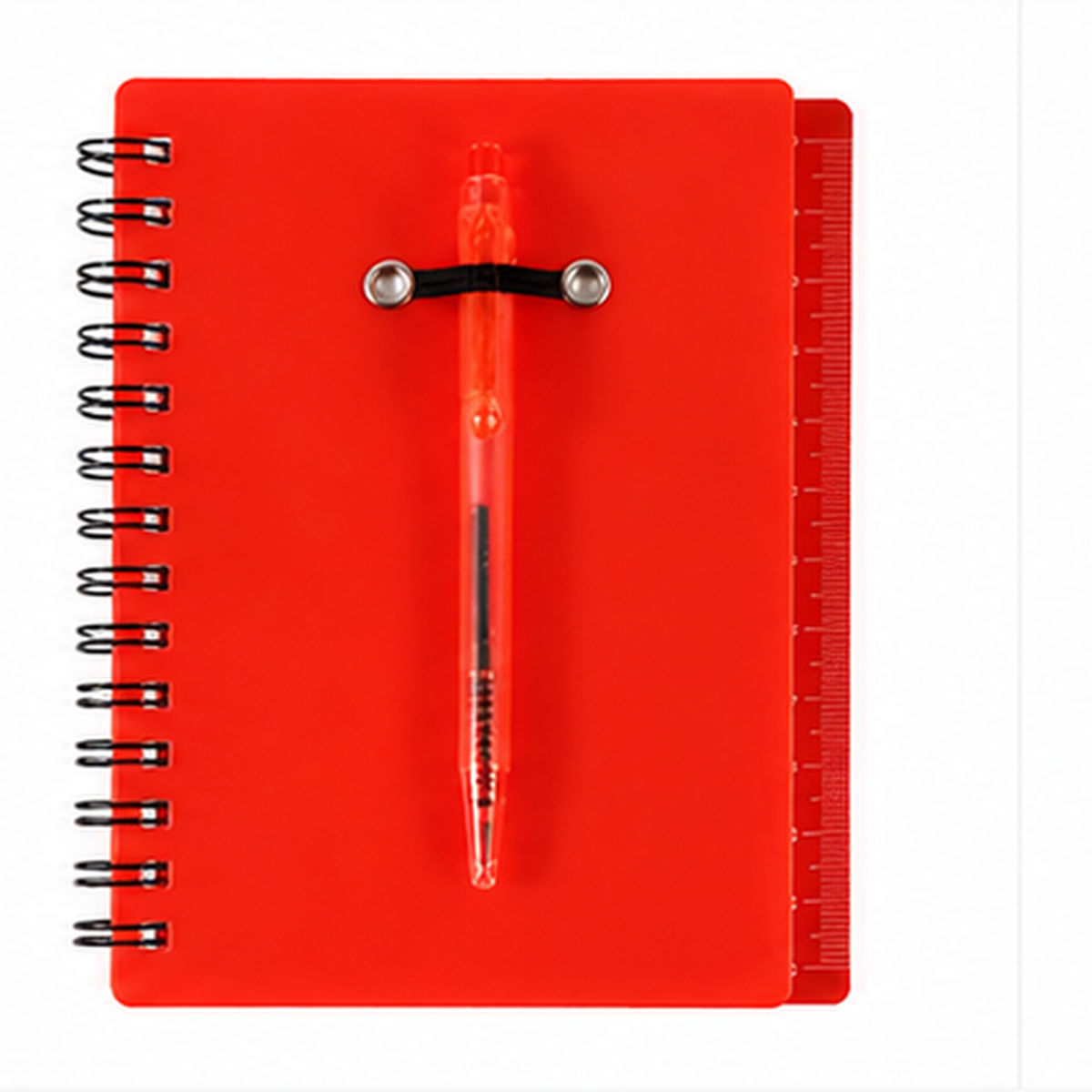 Translucent Spiral Notebook With Sticky Notes And Pen