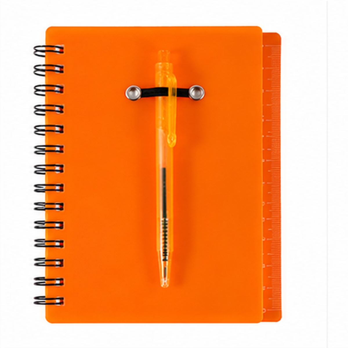 Translucent Spiral Notebook With Sticky Notes And Pen