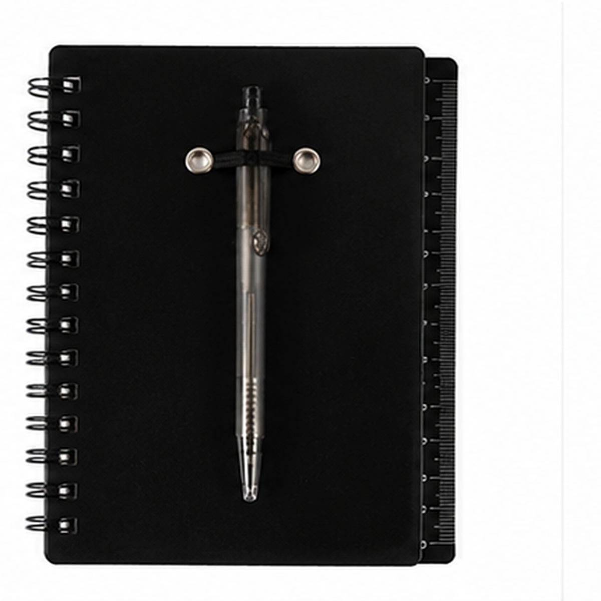 Translucent Spiral Notebook With Sticky Notes And Pen