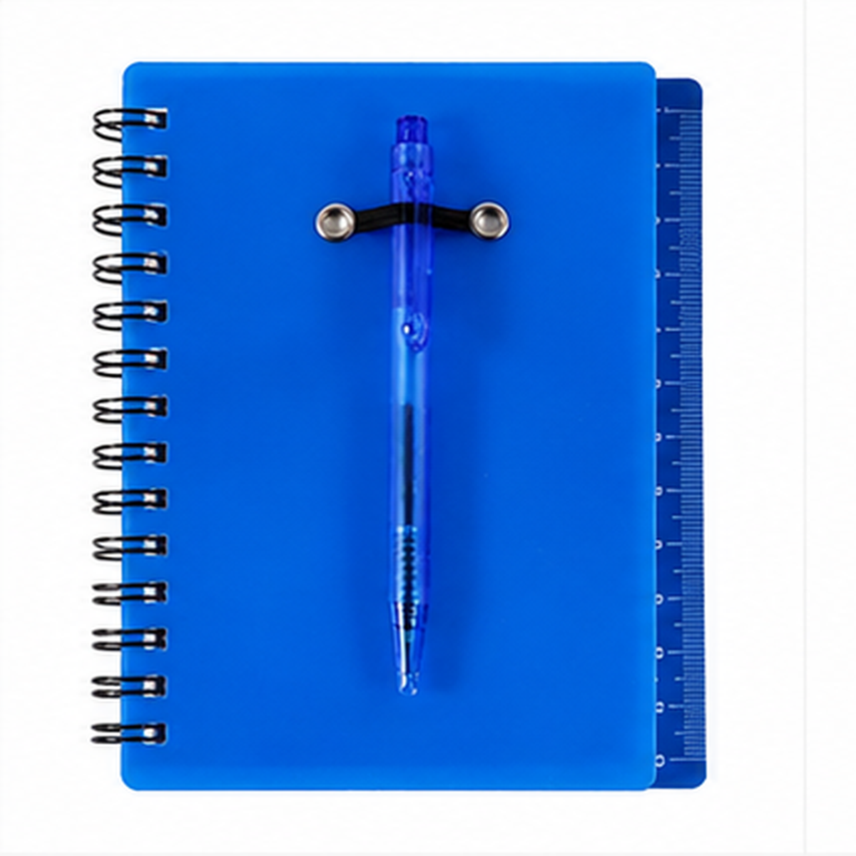 Translucent Spiral Notebook With Sticky Notes And Pen
