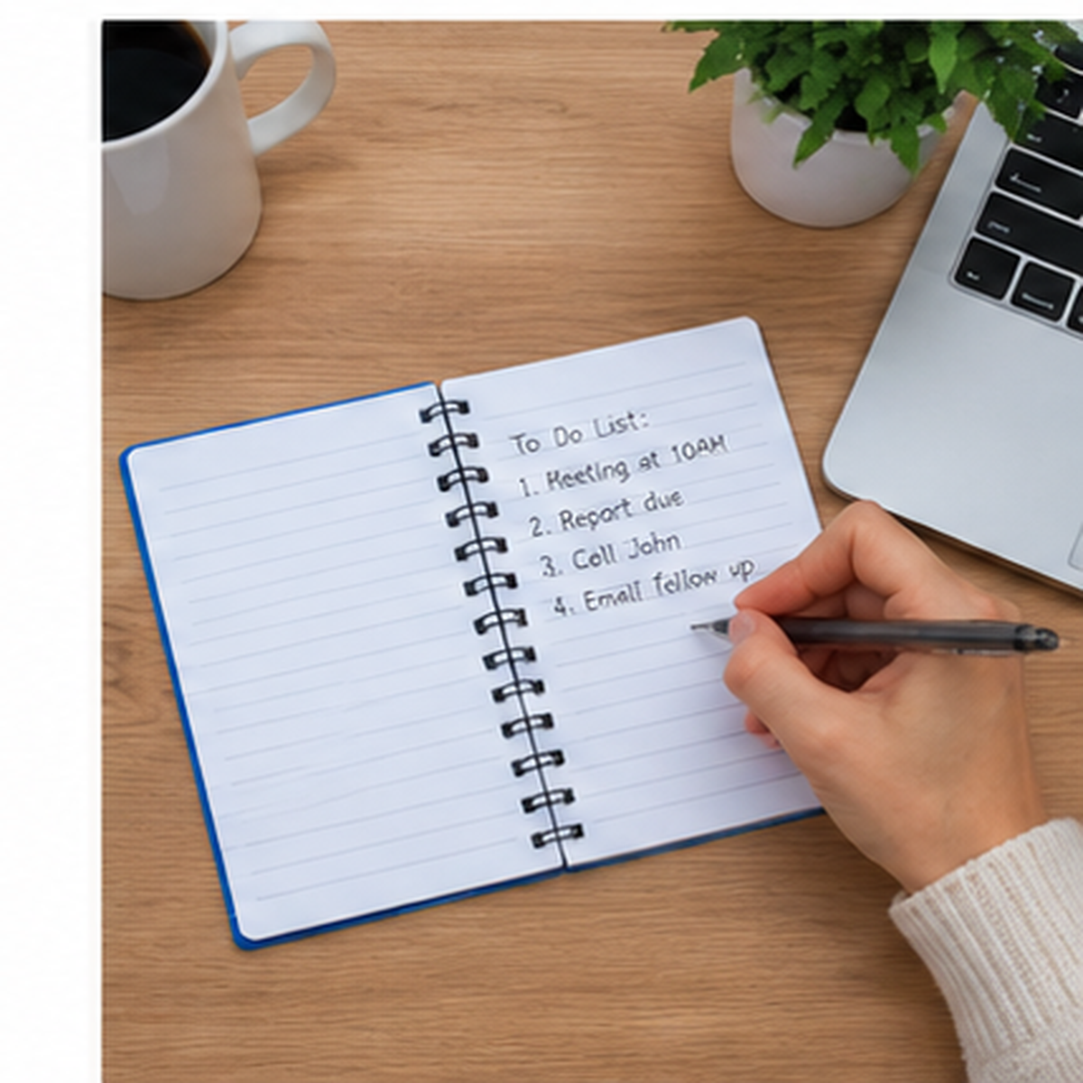 Translucent Spiral Notebook With Sticky Notes And Pen