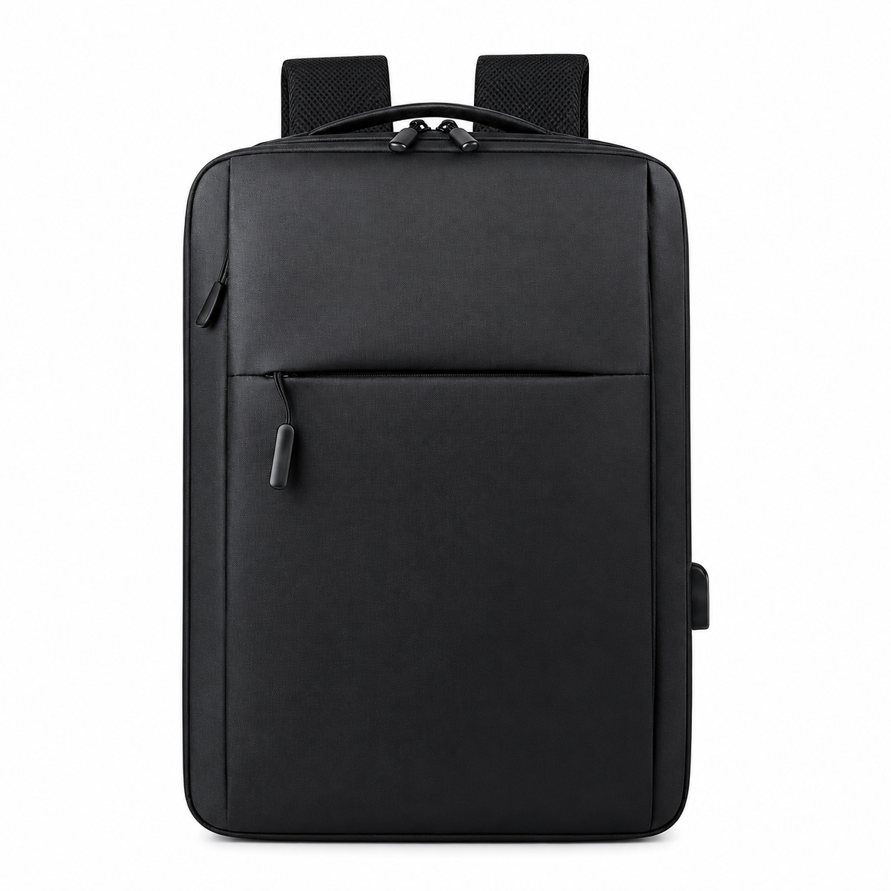 Water-Repellent Oxford Laptop Backpack with USB Charging Port