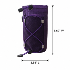 Water-Resistant Backpack Strap Bottle Holder Pouch