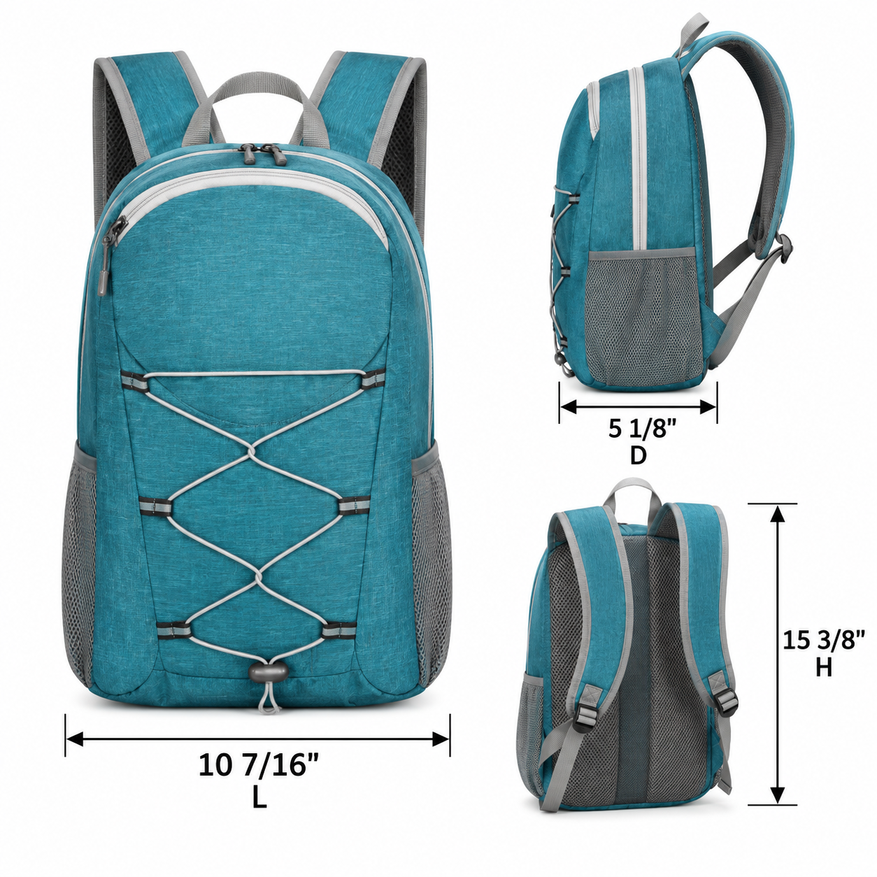 Water-Resistant Foldable Lightweight Travel Backpack
