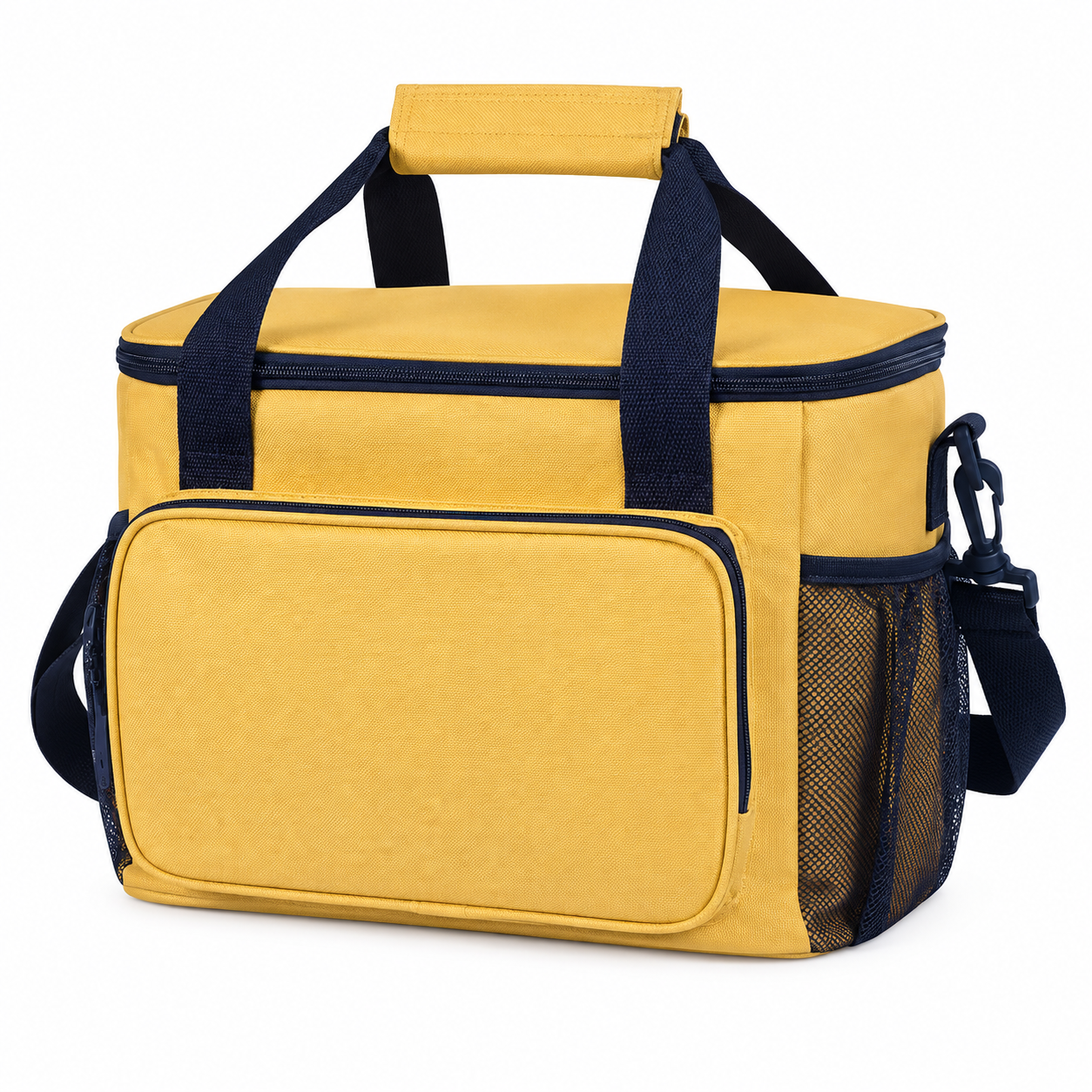 Water-Resistant Oxford Insulated Cooler Bag with Crossbody Strap