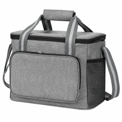 Water-Resistant Oxford Insulated Cooler Bag with Crossbody Strap