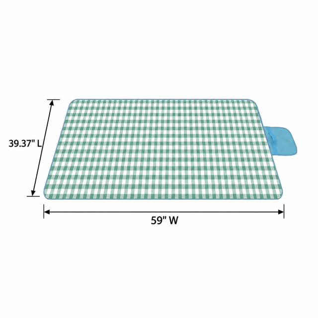 Water-Resistant Oxford Outdoor Picnic Blanket