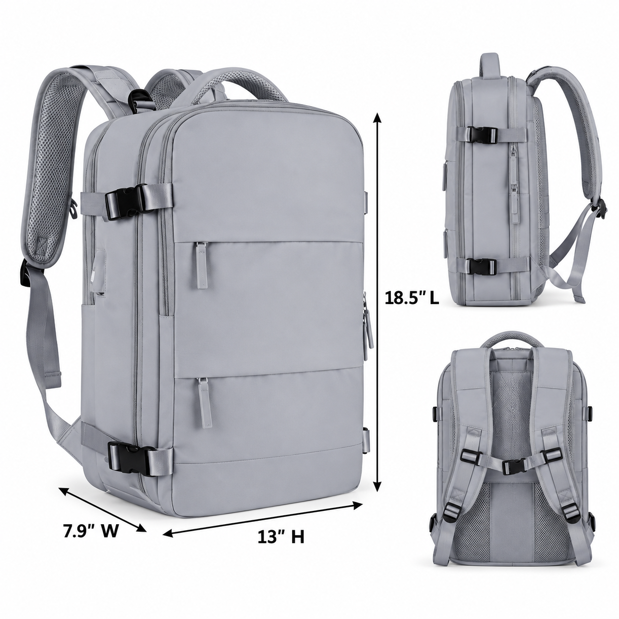 Waterproof Multi-Compartment Laptop Travel Backpack